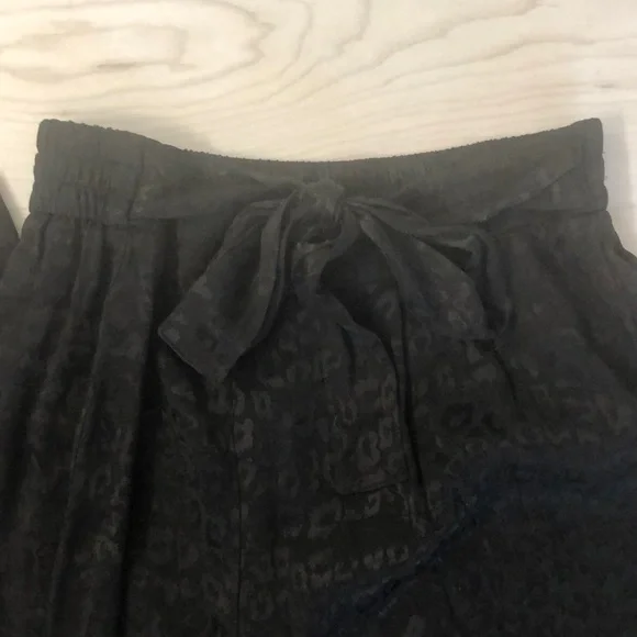 Women’s Nine West Elastic-Back Belted Wide-Leg Pants L - Picture 3 of 6